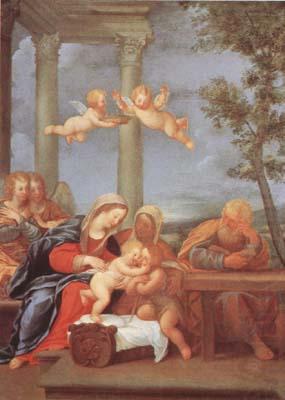 Sacra Famiglia (mk08), Albani  Francesco